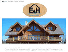 Tablet Screenshot of eandhcustombuilders.com